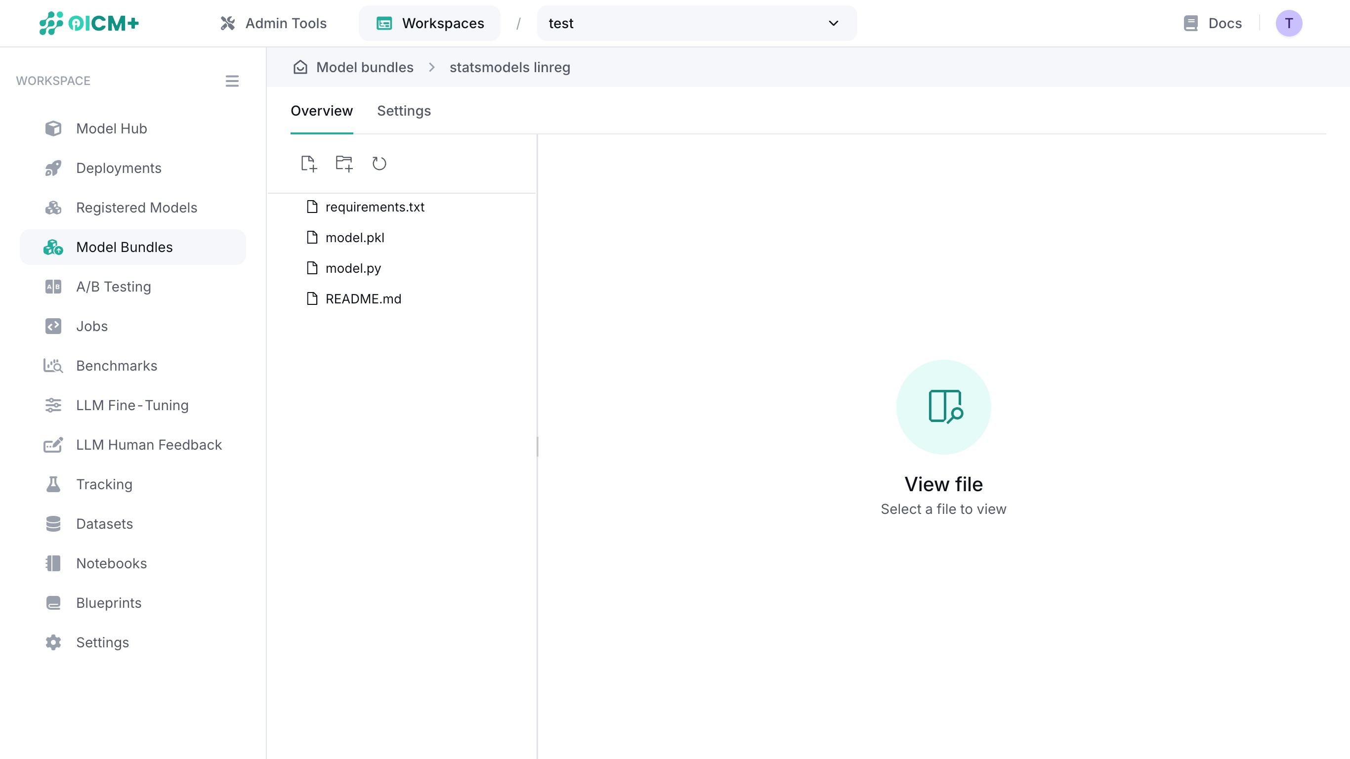 Model Bundles Overview