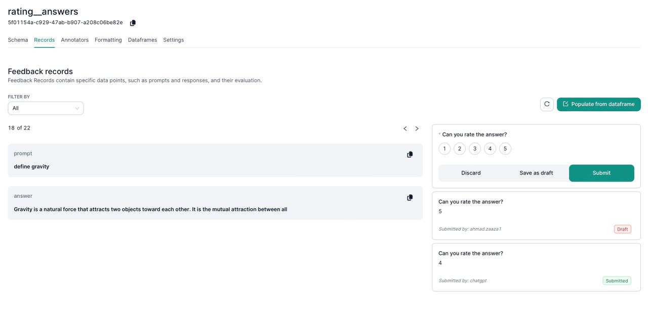 Dataset Records