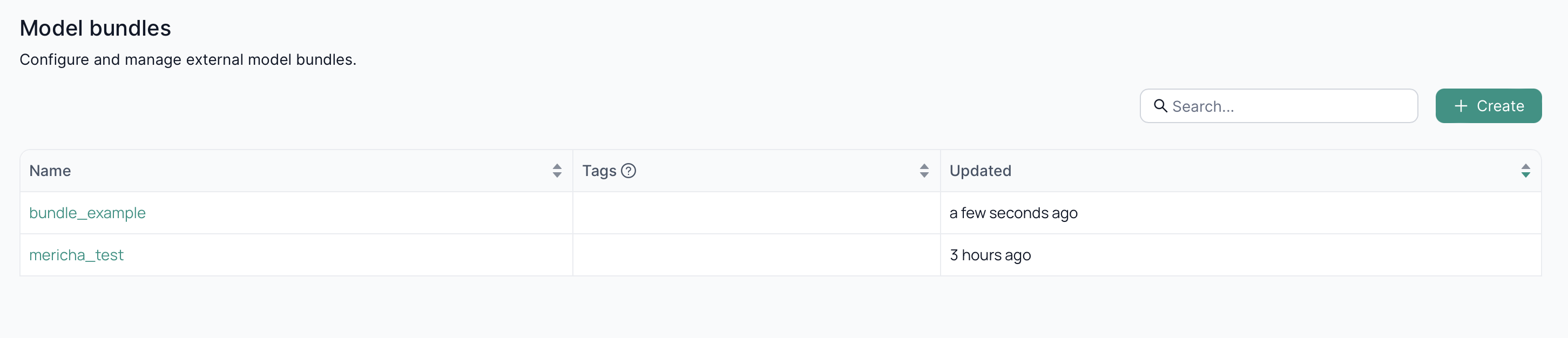 Model Bundles