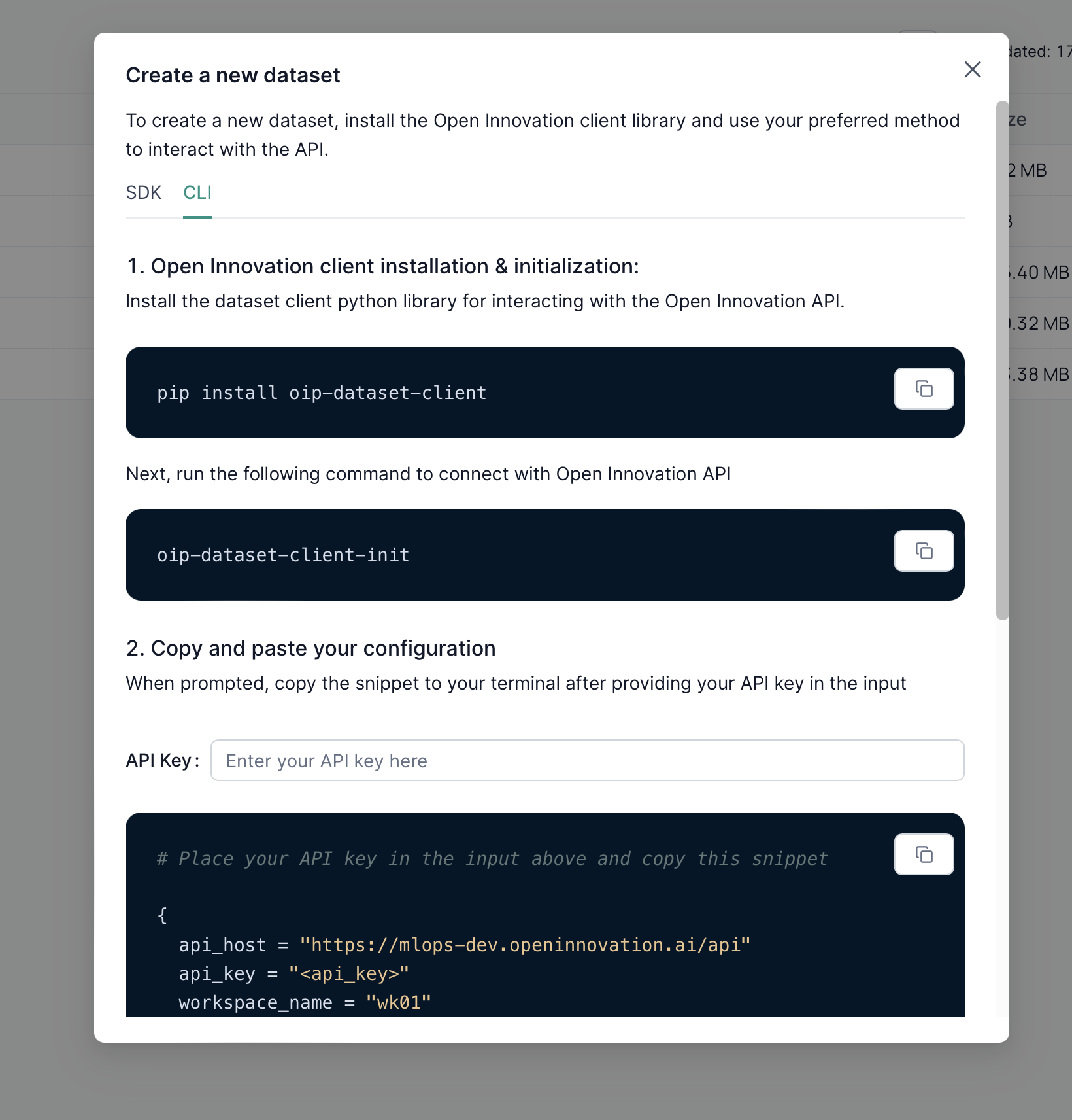 Create Via CLI 1